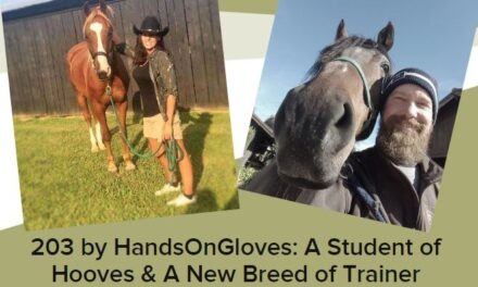 203 by HandsOnGloves: A Student of Hooves & A New Breed of Trainer